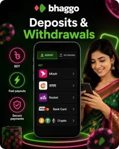bhaggo Deposits & Withdrawals